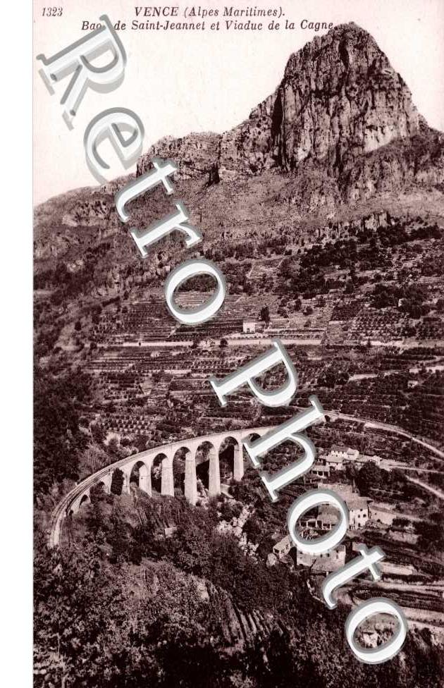 Baon de Saint-Jeannet et Viaduc de la Cagne
