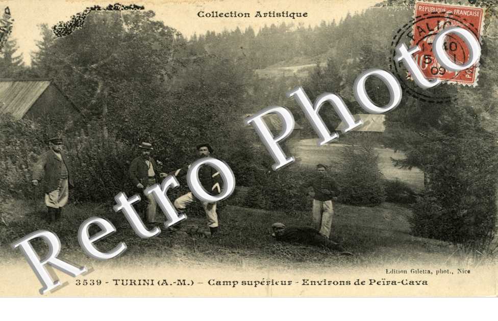 Environs de Peira Cava - camp superieur