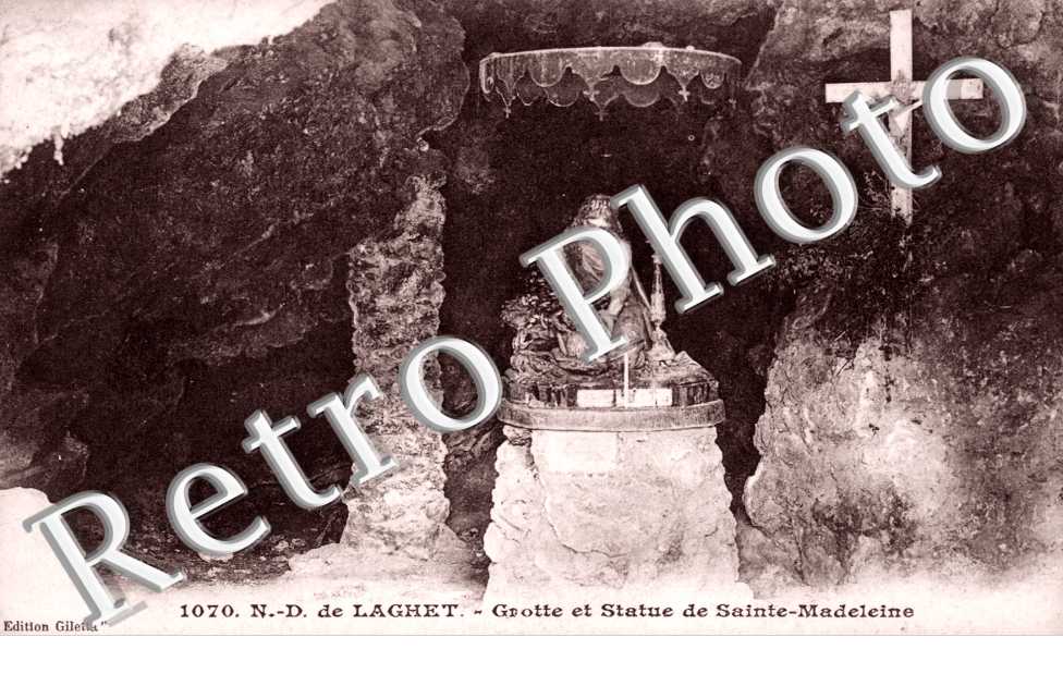 Notre-Dame de Laghet - grotte et statue de sainte-Madeleine