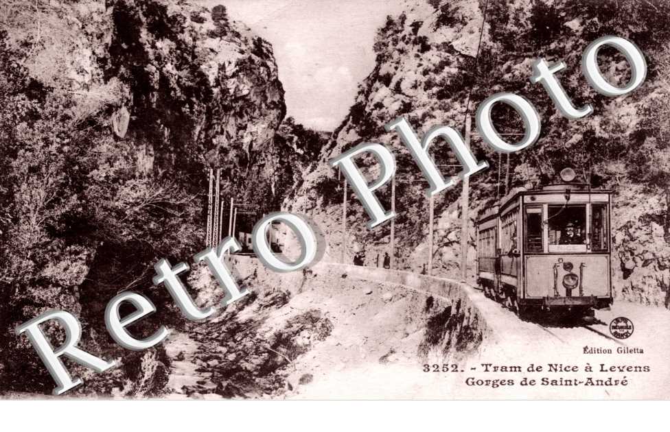 Tram de Nice a Levens  - gorges de Saint-Andre