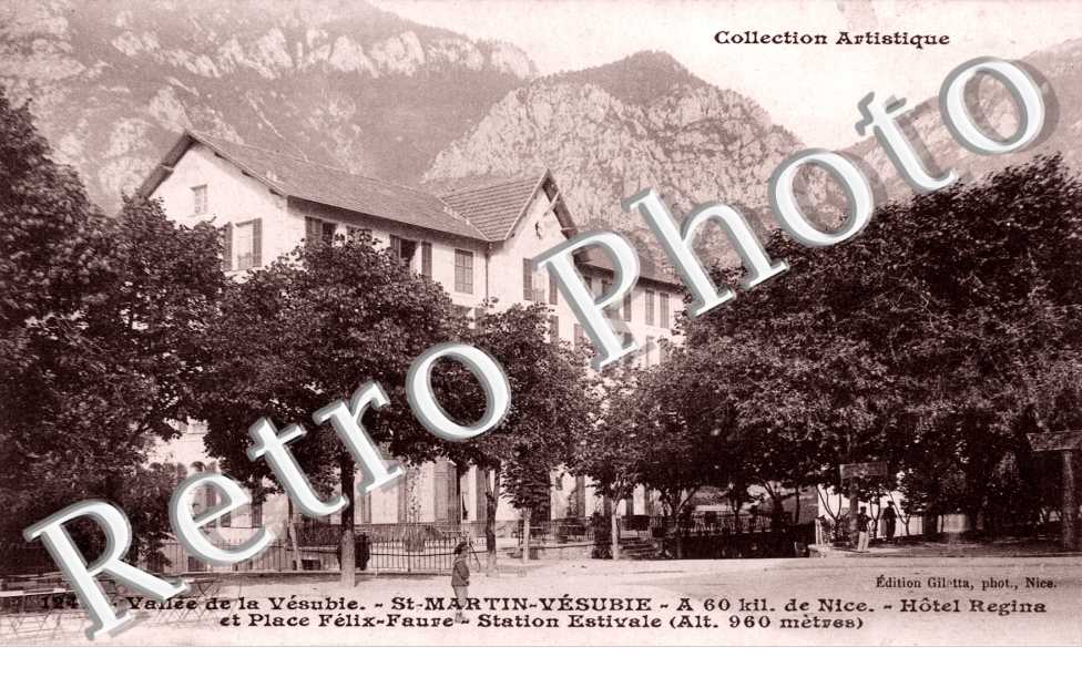 Hotel regina et place Felix-Faure - station estivale