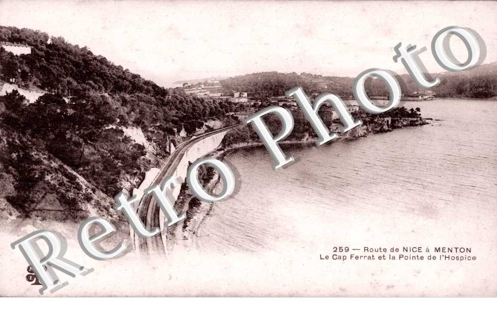 Cap ferrat et la pointe de l'Hospice