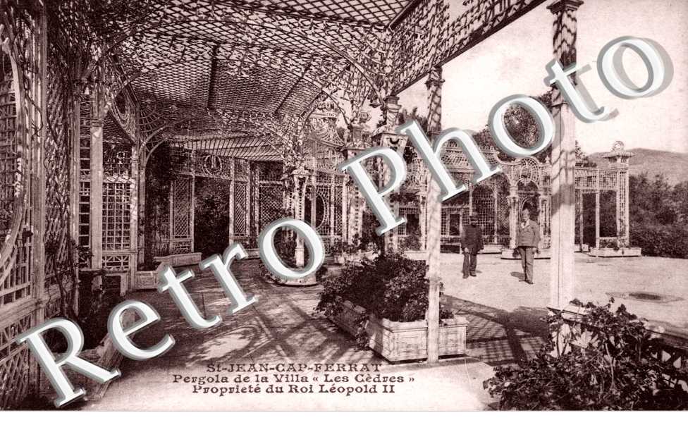 Pergola de la villa "Les Cedres" - propriete du roi Leopold II