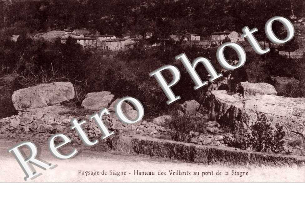 Hameau des Veillants au pont de la Siagne