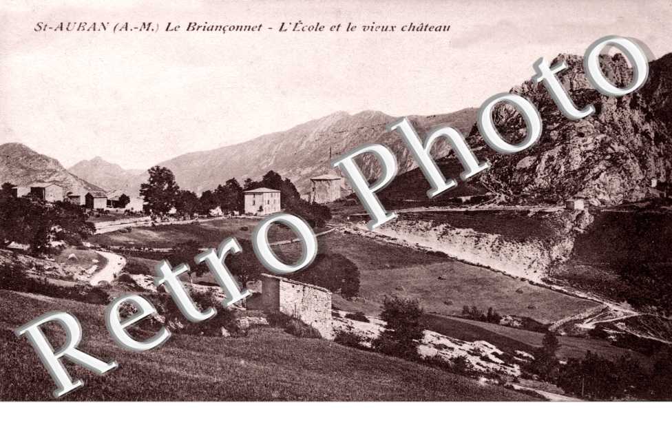 Le Brianconnet, l'Ecole et le Vieux chateau