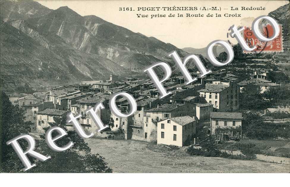 La Redoule, vue prise de la Route de la Croix