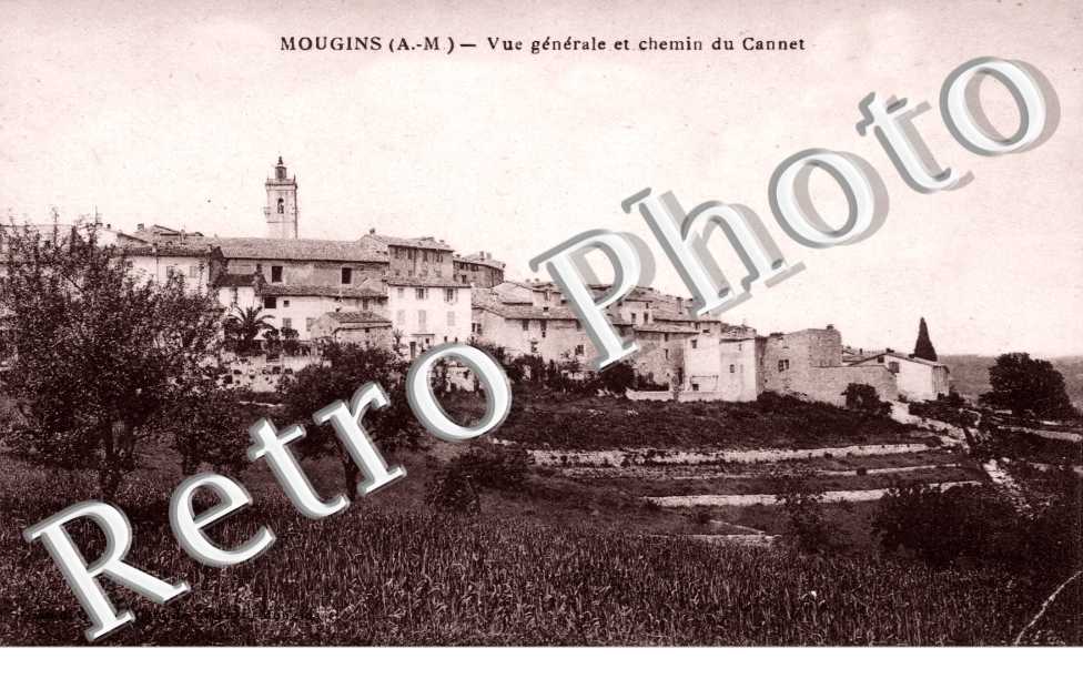 Vue generale et chemin du Cannet
