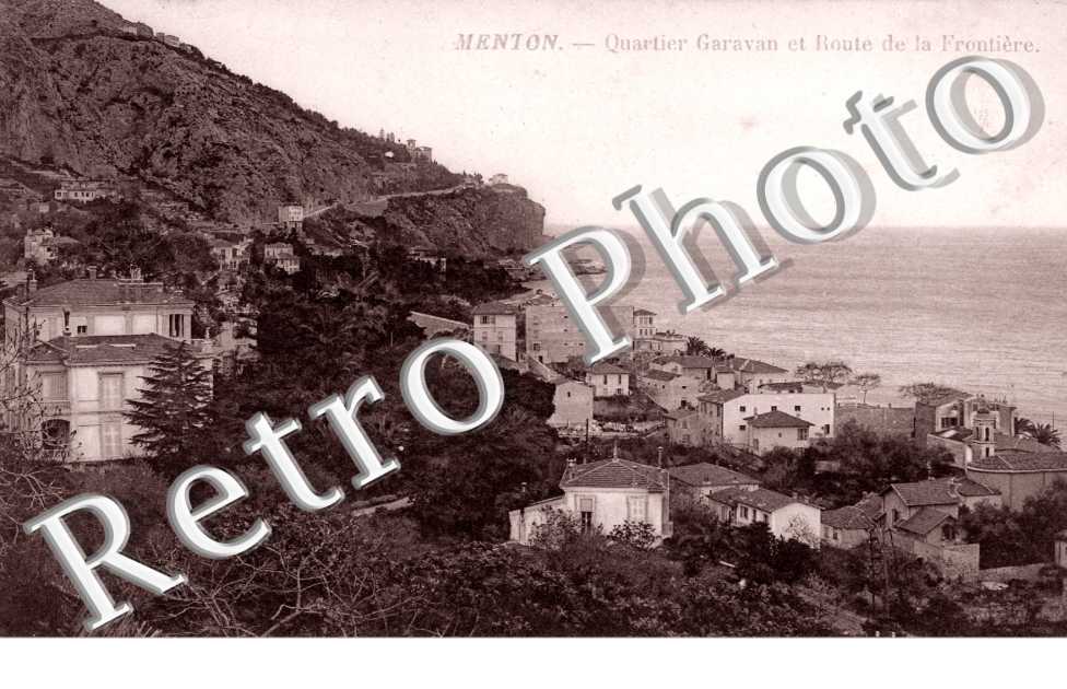 Quartier de Garavan et Route de la Frontiere