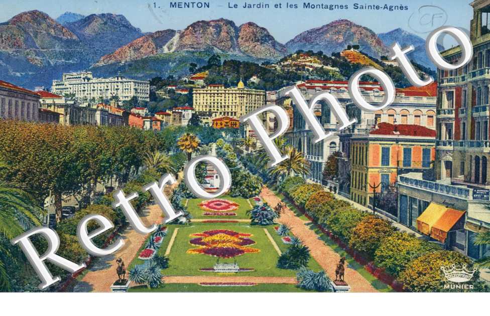 Le jardin et les montagnes Sainte-Agnes