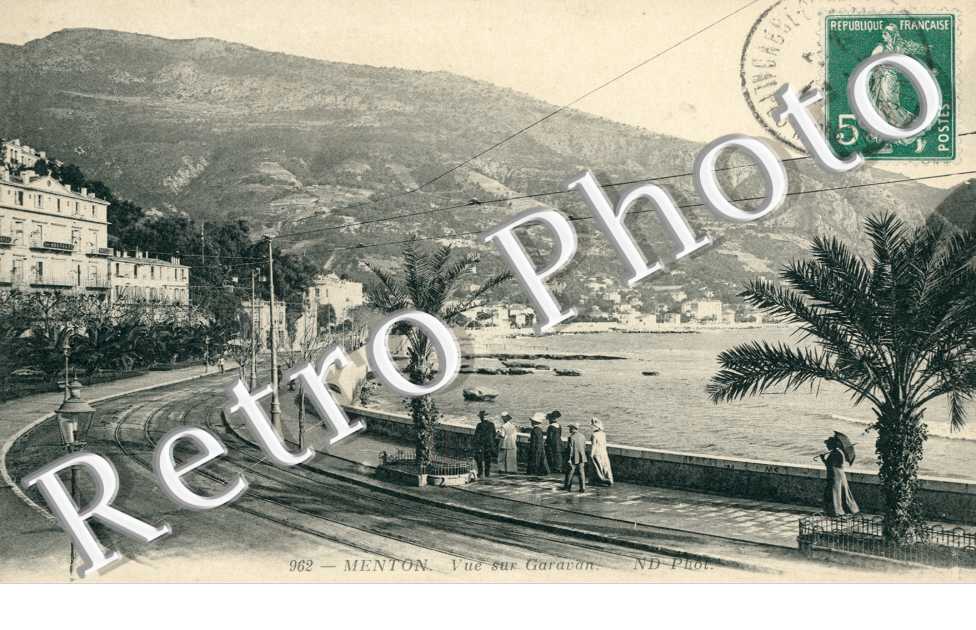 la Baie de Garavan par gros temps