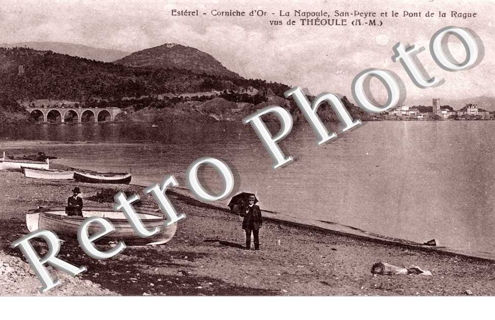 La Napoule  San Peyre et le pont de la Rague vus de Theoule