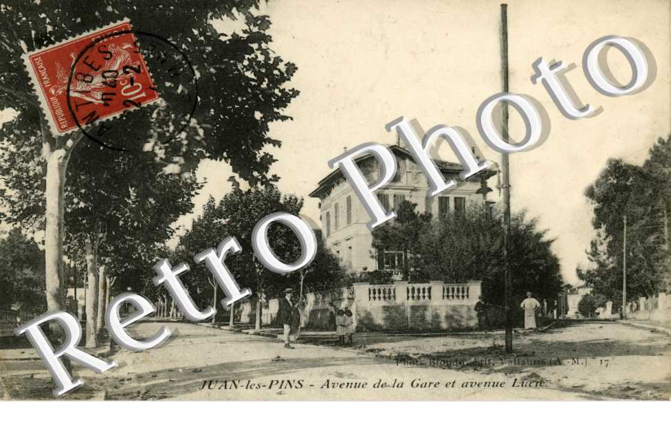 Avenue de la gare et avenue Lucie