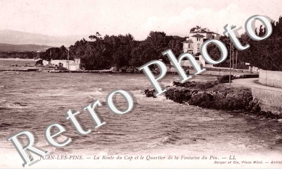 Route du Cap et le quartier de la fontaine du Pin