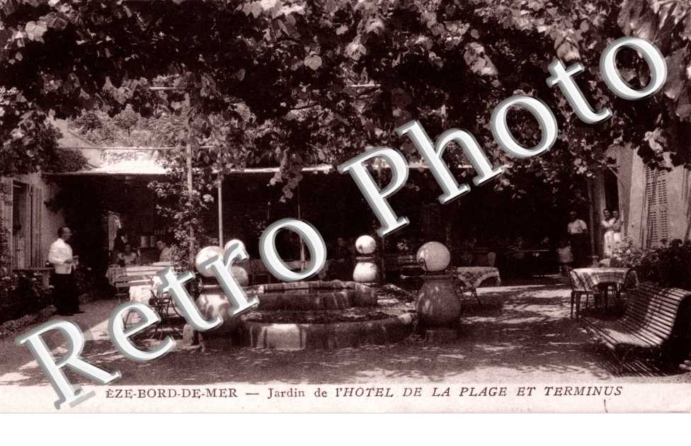 Jardin de l'hotel de la plage et Terminus