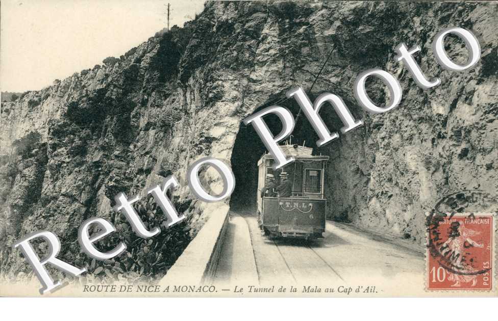 route de Nice a Monaco - tunnel de la Mala