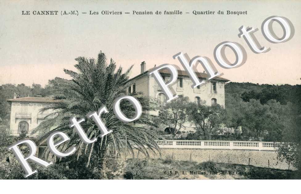 les Oliviers, pension de Famille, Quartier du Bosquet