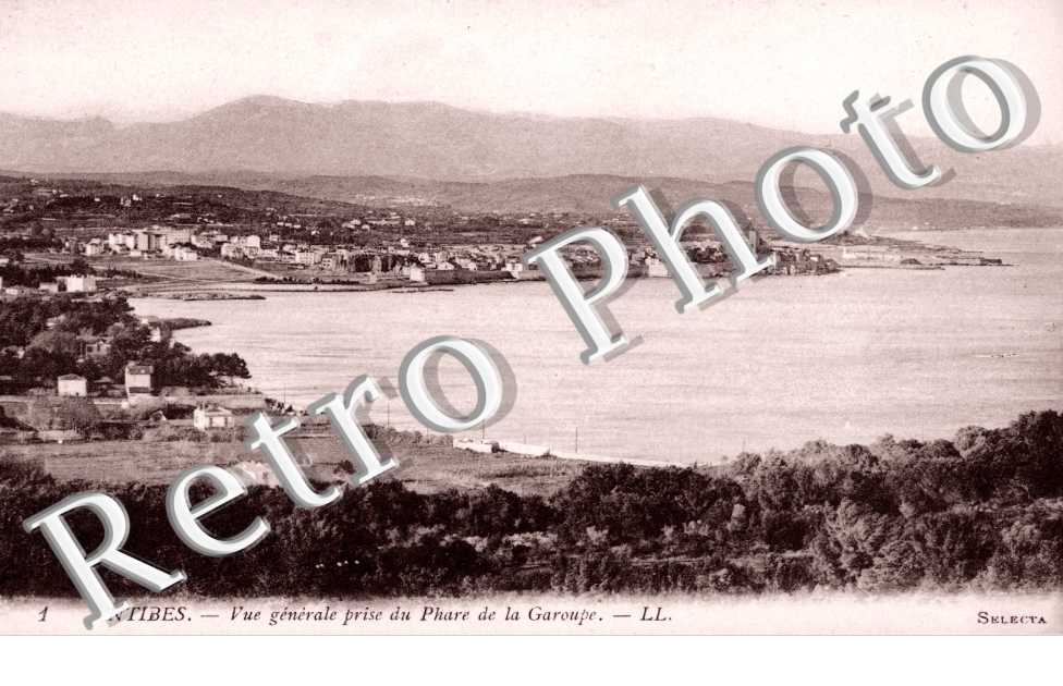 Vue generale prise du Phare de la Garoupe
