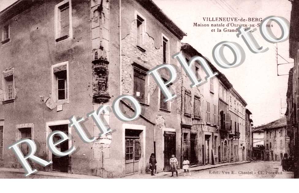 Maison Natale d'Olivier de Serres et la Grande Rue