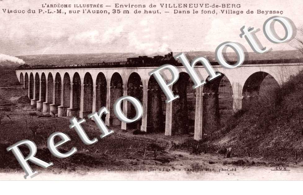 Viaduc du P.L.M sur l'Auzon