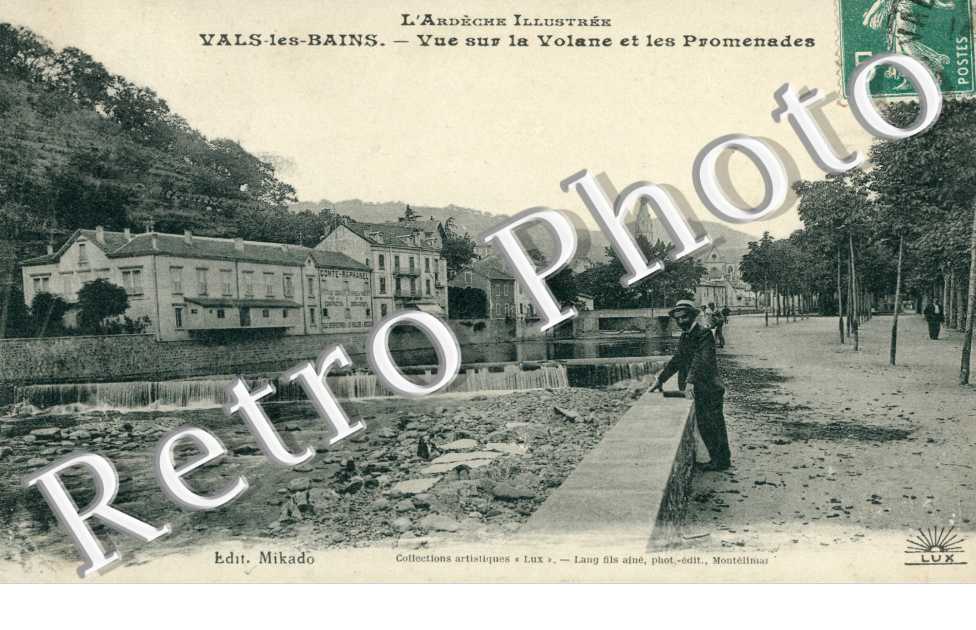 Vue sur la Volane et les Promenades