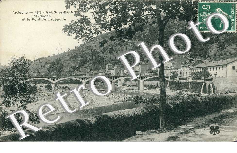 L'Ardeche et le Pont de Labegude