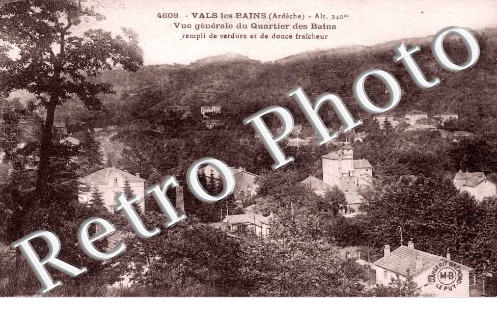 Vals-les-Bains, Vue Generale du Quartier des Bains