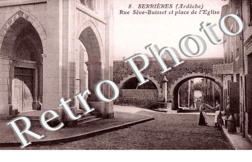 rue Seve-Buisset et place de l'eglise