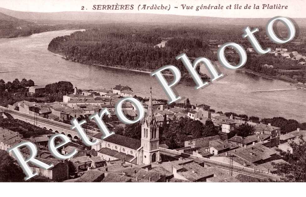 Vue generale et ile de la Platiere