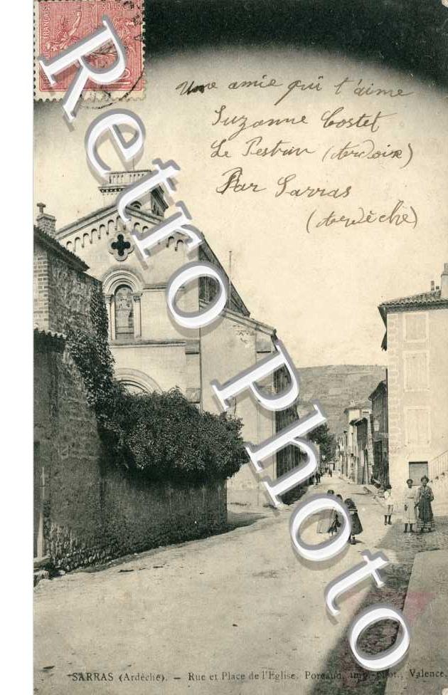rue et place de l'eglise