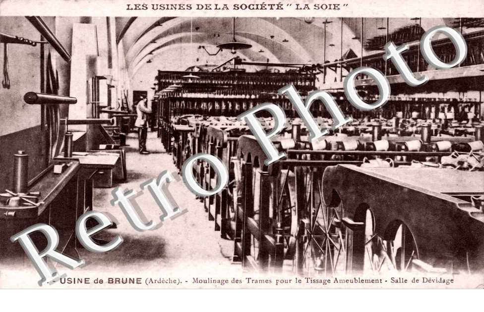 Usine de Brune, tissage Ameublement