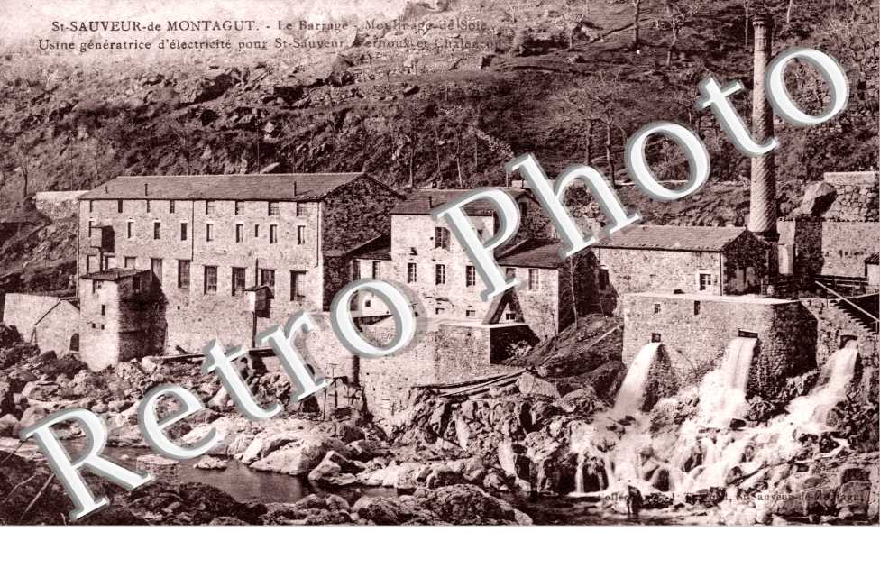 Le barrage - Usine generatrice d'electricite