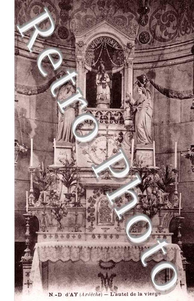 Notre Dame d'Ay, l'Autel de la Vierge