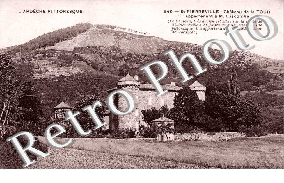 Chateau de la tour appartenant a M. Lascombe