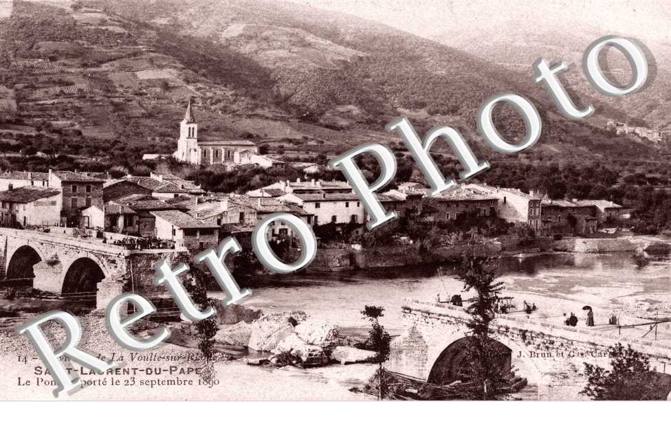 Le pont emporte le 23 sept 1890