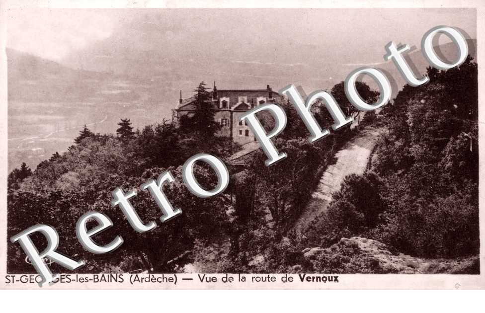 Vue de la route de Vernoux