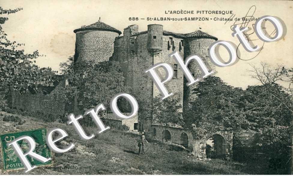 SAINT ALBAN SOUS SAMPZON château de Baumefort