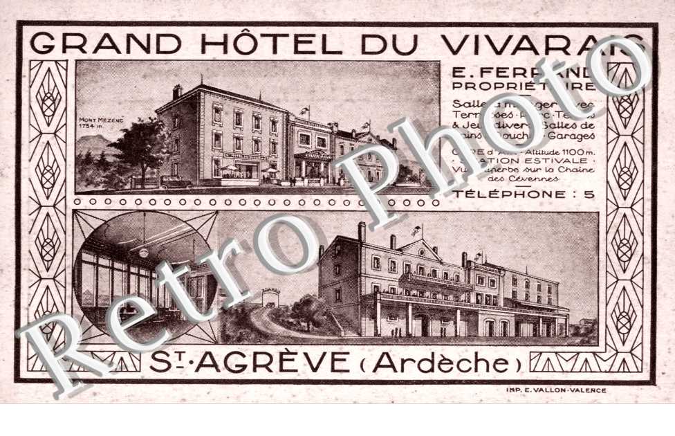 Saint-Agreve, Grand Hotel du Vivarais
