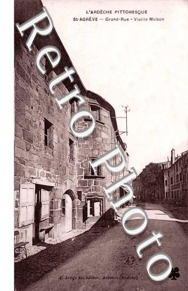Saint-Agreve, la Grand-Rue, Vieille Maison