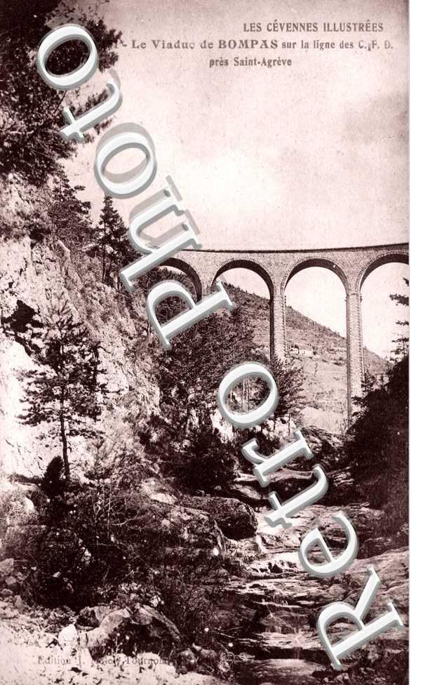 le Viaduc de Bompas sur la ligne des C.F.D.