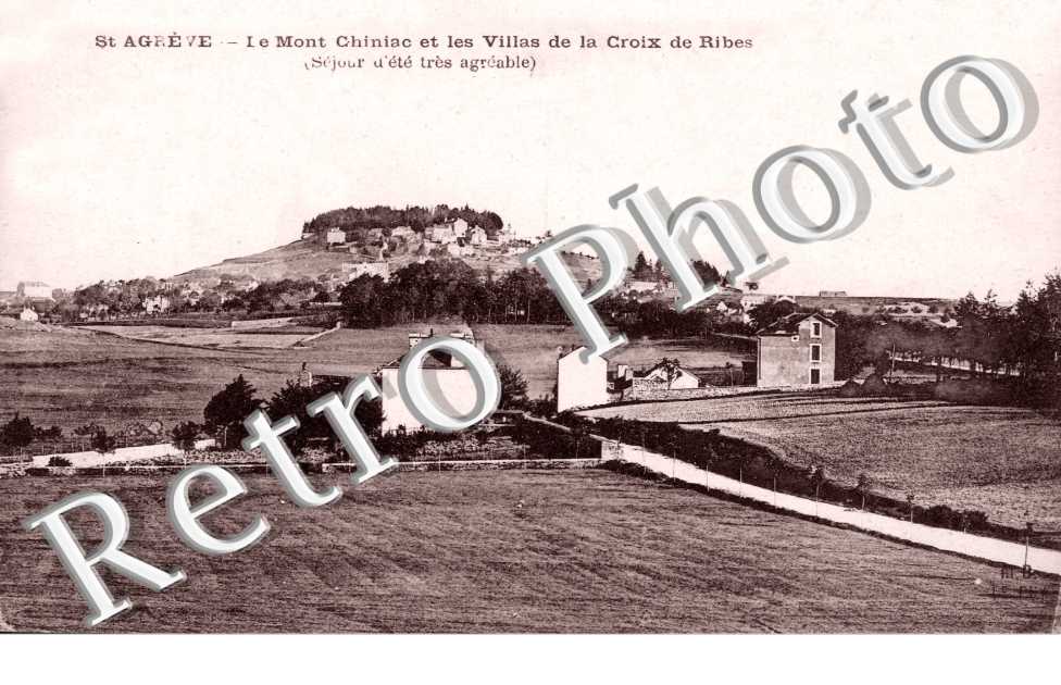 Mont Chiniac et les villas de la croix de Ribes