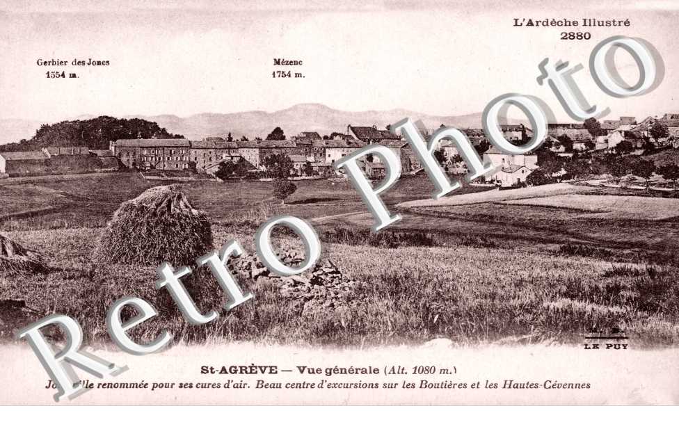 Saint-Agreve, Vue Generale