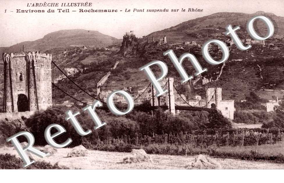 Le Pont suspendu sur le Rhone