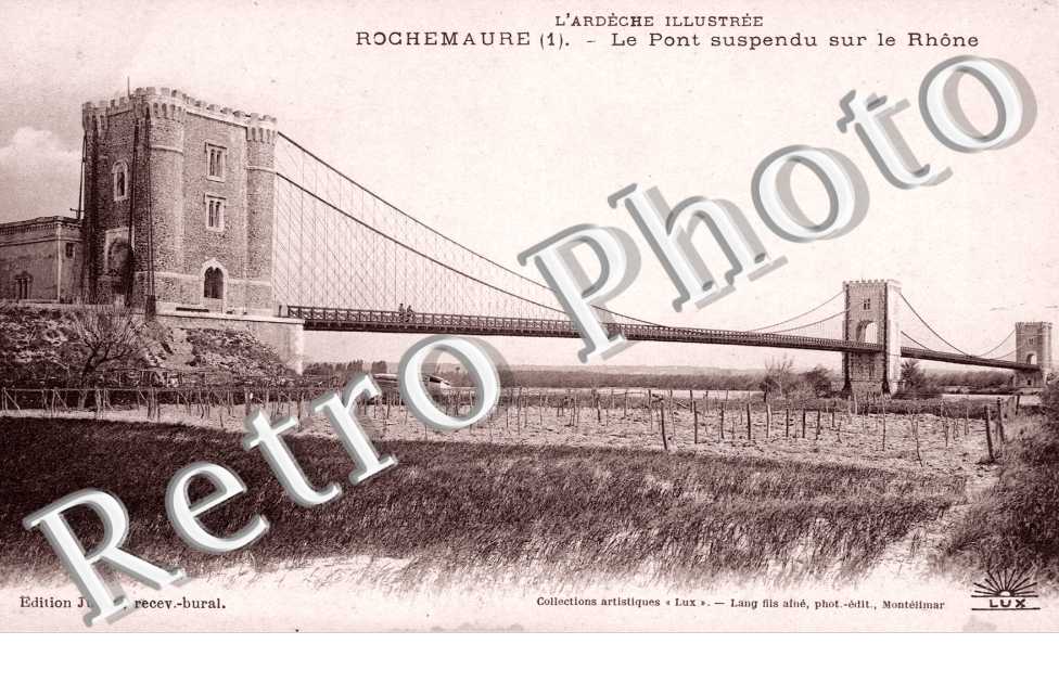 Le Pont suspendu sur le Rhône