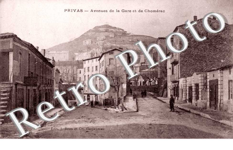 Avenues de la Gare et de Chomerac
