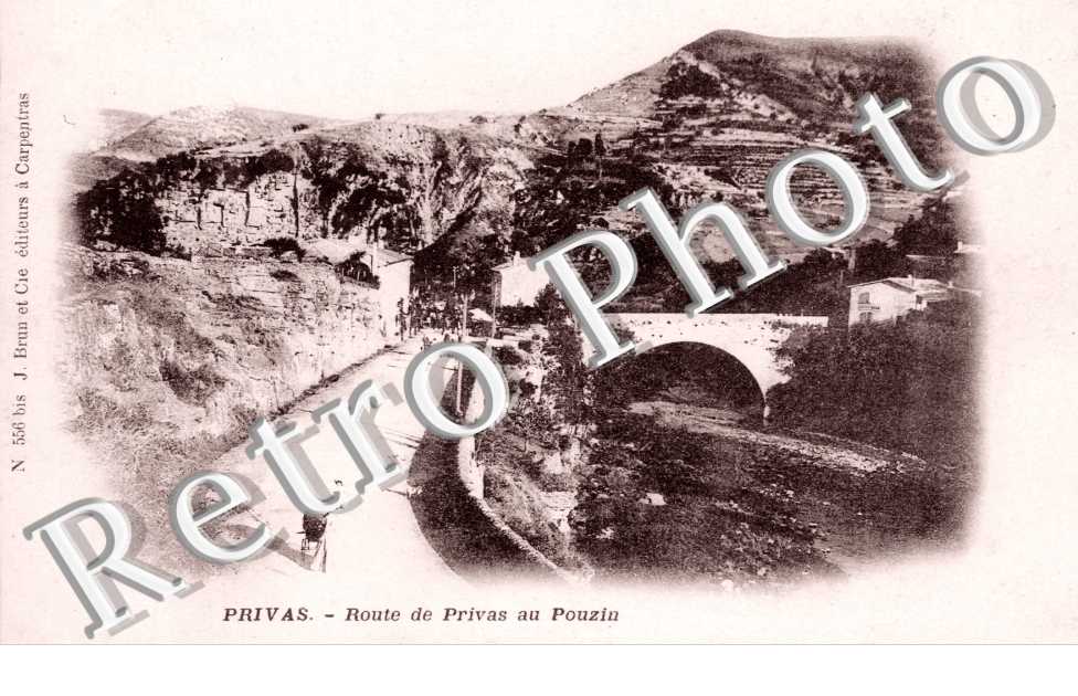 Route de Privas au Pouzin