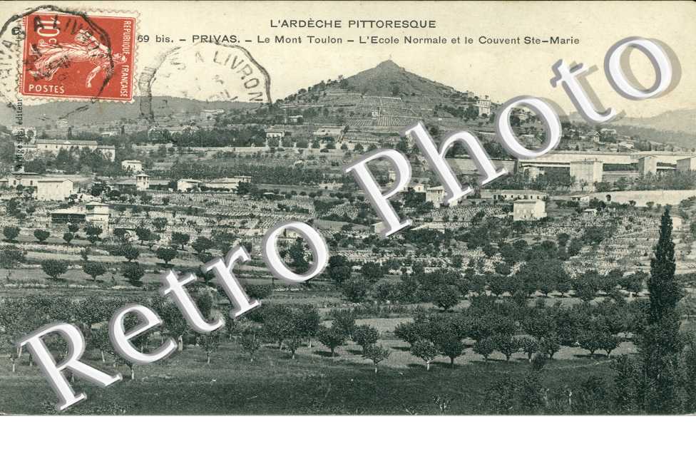 le Mont Toulon, l'Ecole Normale et le Couvent Sainte-Marie