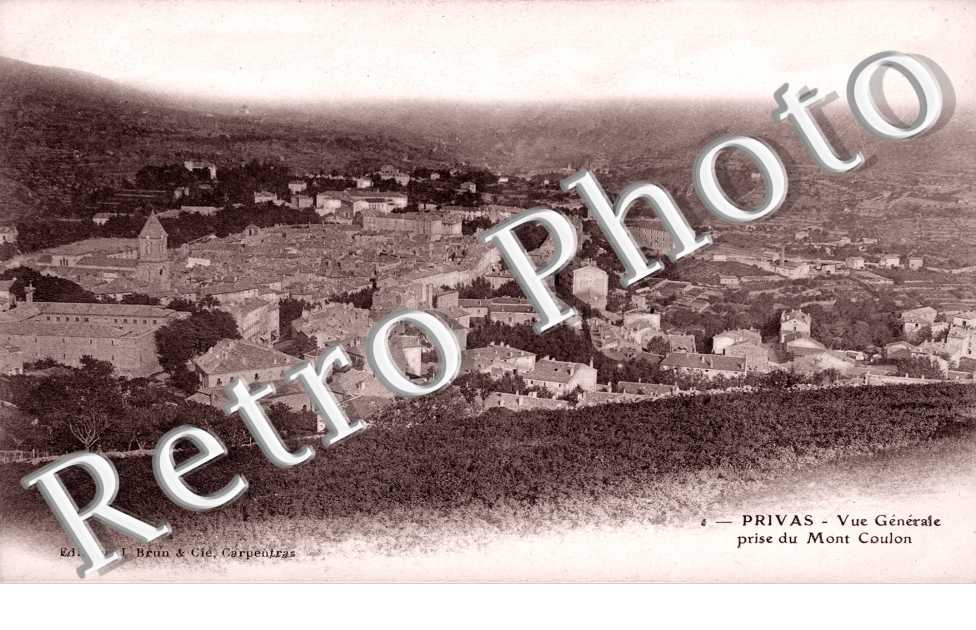 Vue Generale prise du Mont Coulon