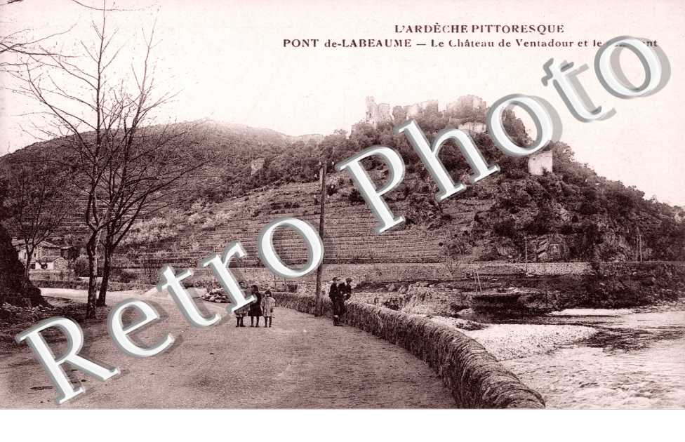 le confluent et chateau de Ventadour