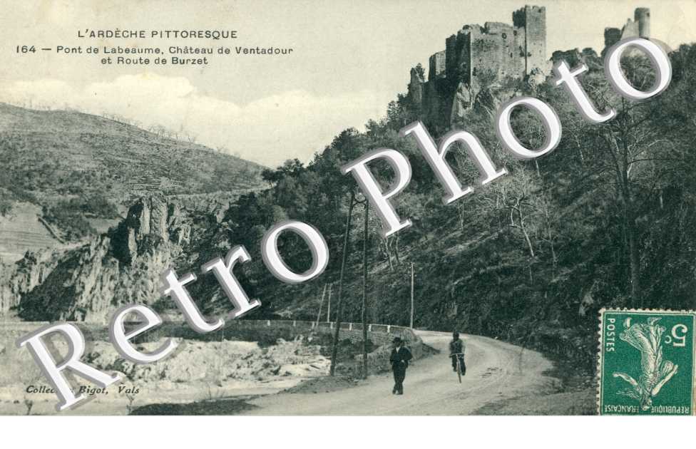 Chateau de Ventadour et ruines de Burzet