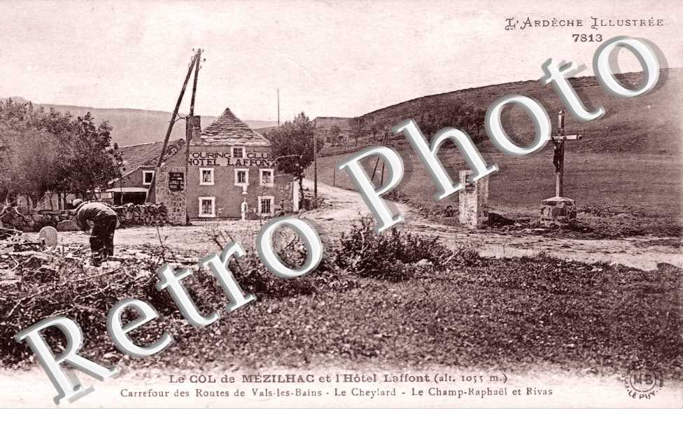 Le col et hotel Laffont